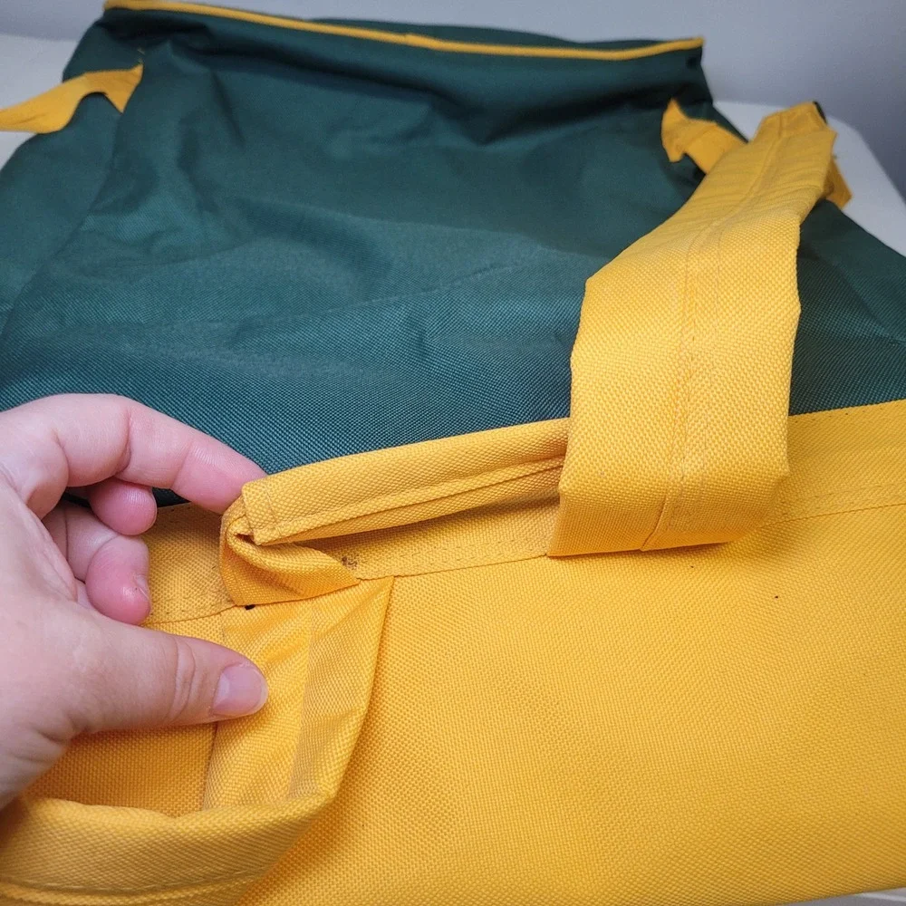 Green Bay Packers Colors‎ Canvas Backpack Green Yellow Basic